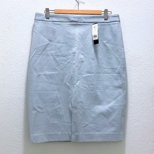 Banana Republic | Pencil Skirt with Front Slit | Powder Blue | Size 12 | BNWT!